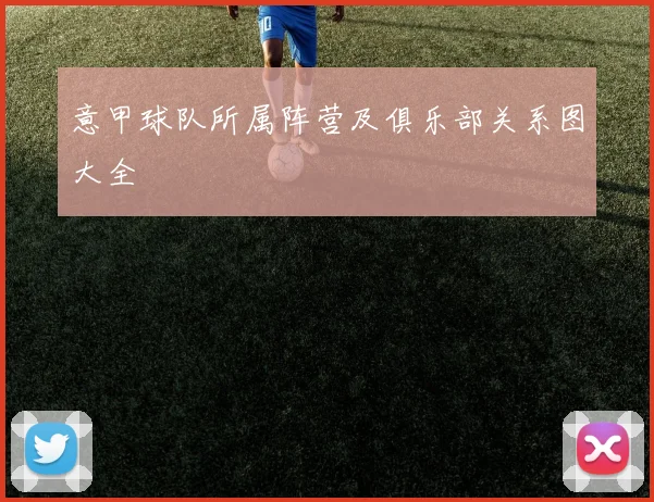 意甲球队所属阵营及俱乐部关系图大全